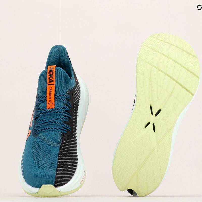 Buty do biegania męskie HOKA Carbon X 3 blue coral/black 12