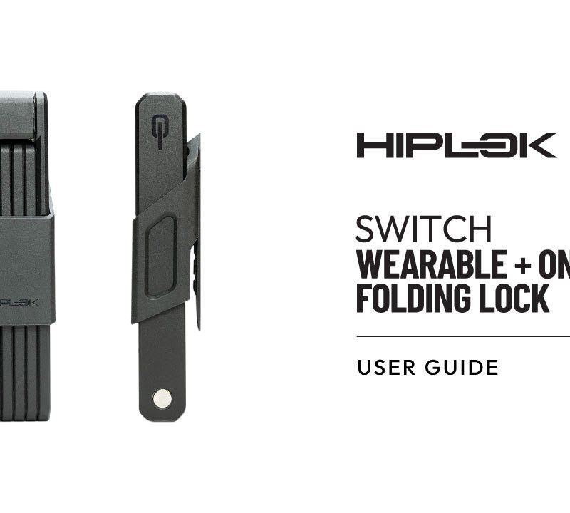 Zapięcie rowerowe Hiplok Switch black 9