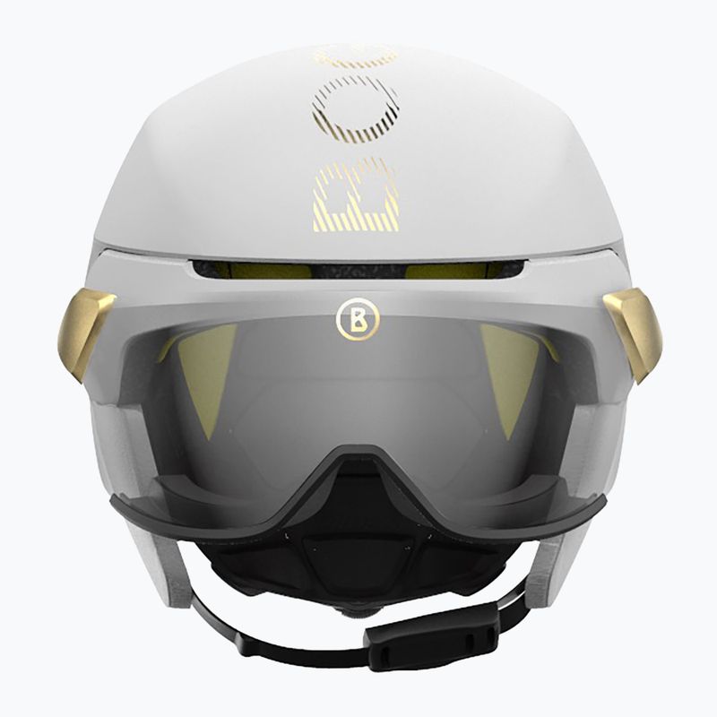 Kask narciarski BOGNER St.Moritz MIPS mono matt white gold 2
