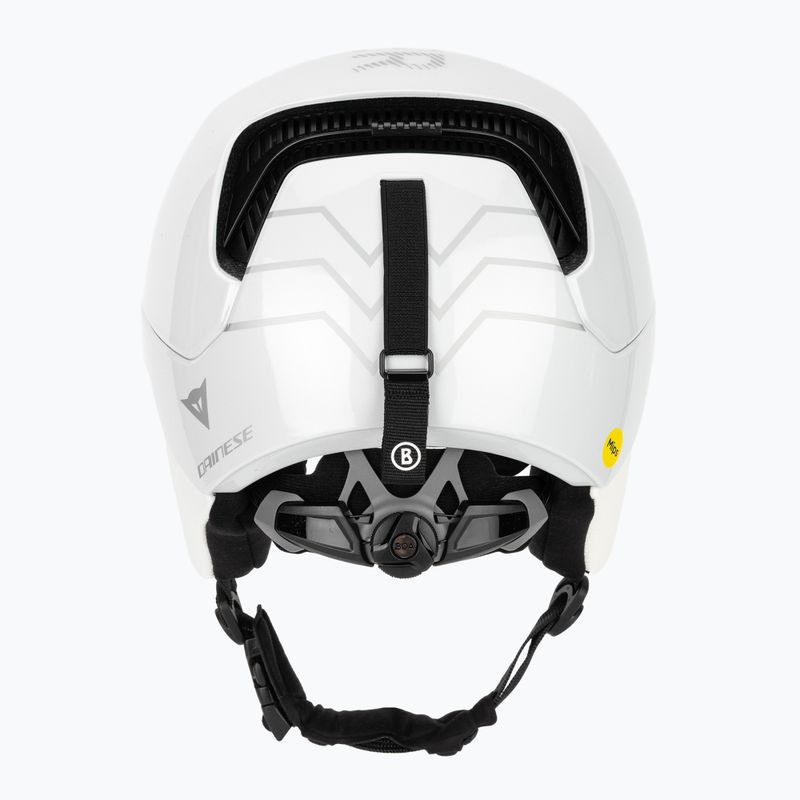 Kask narciarski BOGNER Cortina MIPS mono white metallic 4