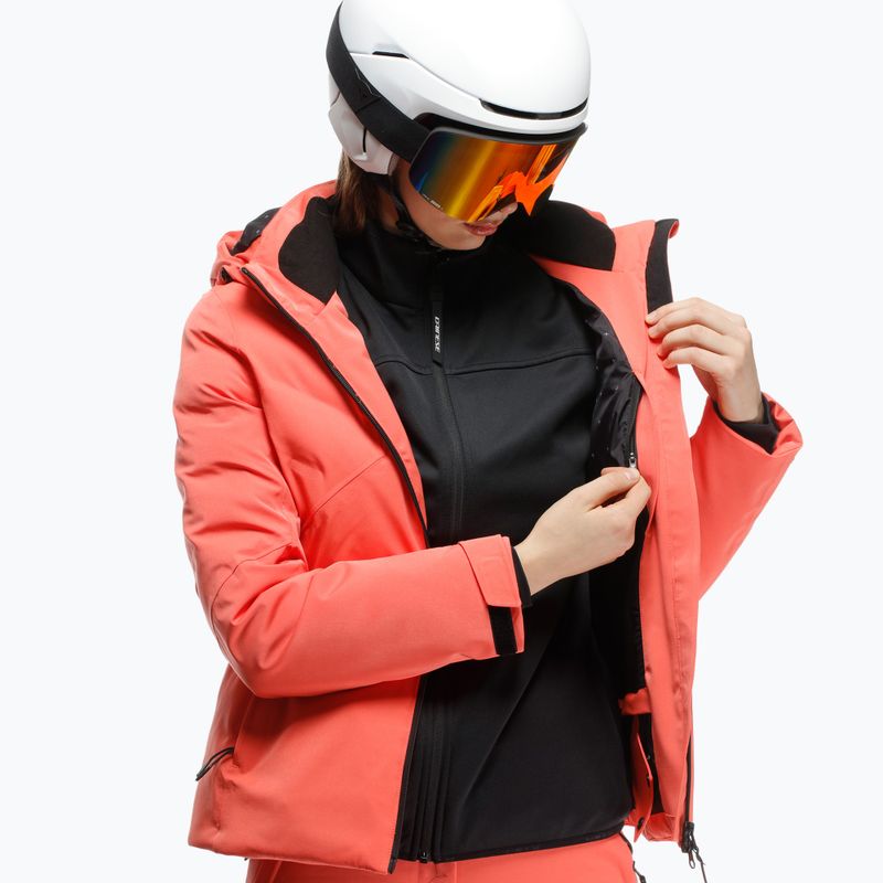 Kurtka narciarska damska Dainese Zives Aerosense Dry coral 7