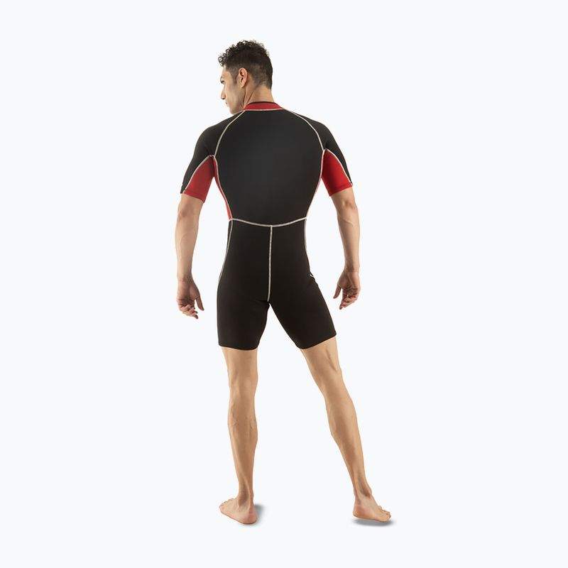 Pianka do pływania męska SEAC Shorty Ciao 2,5 mm black/red 2