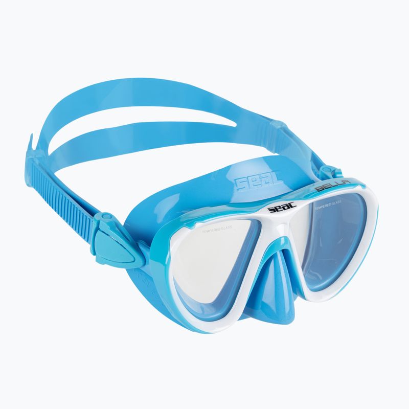 Zestaw do snorkelingu dziecięcy SEAC Bella light blue 2