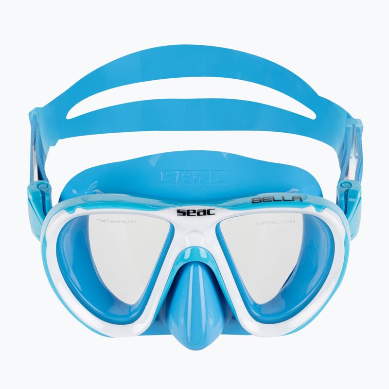 Zestaw do snorkelingu dziecięcy SEAC Bella light blue 3