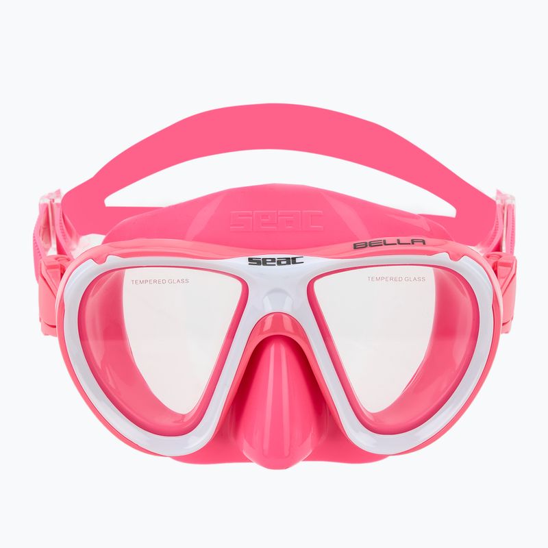 Zestaw do snorkelingu dziecięcy SEAC Bella pink 3