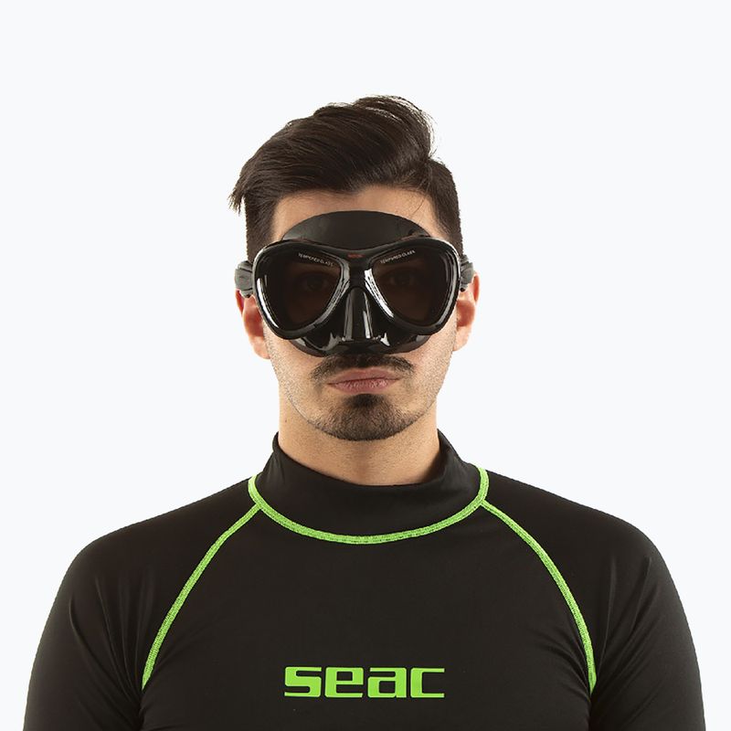 Maska do nurkowania SEAC Cove black/red 4