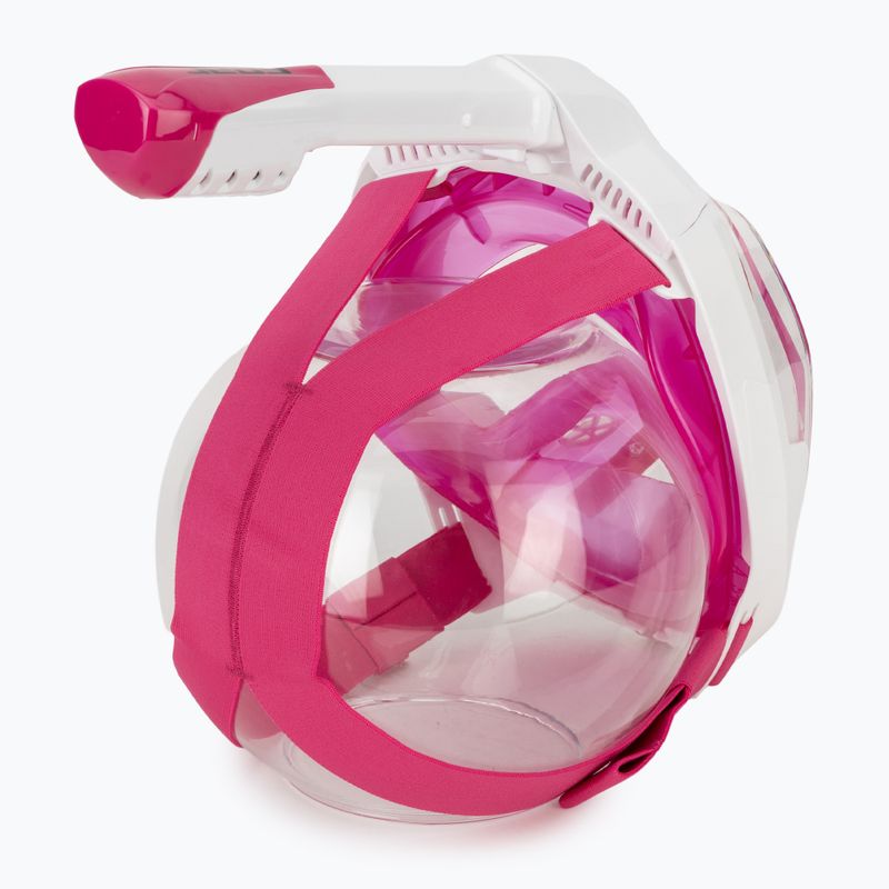 Maska pełnotwarzowa do snorkelingu SEAC Magica white/pink 4