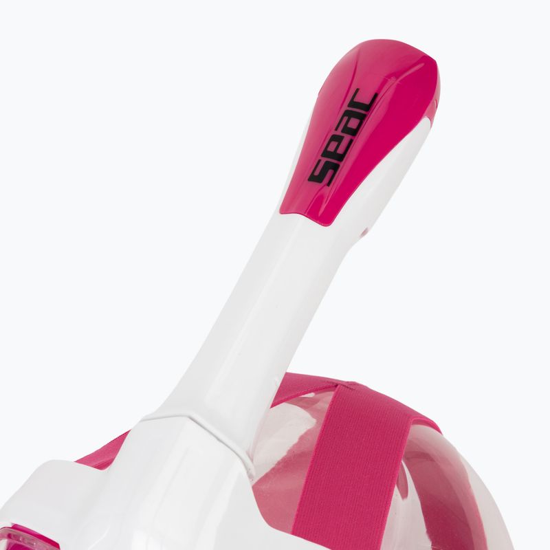Maska pełnotwarzowa do snorkelingu SEAC Magica white/pink 5