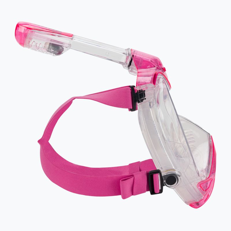 Maska pełnotwarzowa do snorkelingu SEAC Libera transparent/pink 3