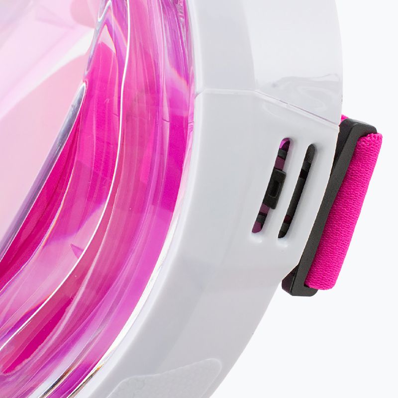 Maska pełnotwarzowa dla dzieci SEAC Magica White/Pink 10