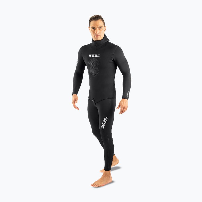 Pianka do nurkowania męska SEAC Royal 7 mm Long John+Jacket black 3