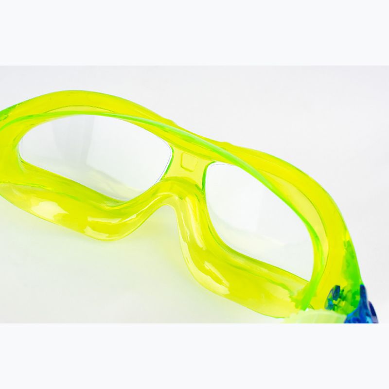 Maska do pływania dziecięca SEAC Matt matt lime/clear 3