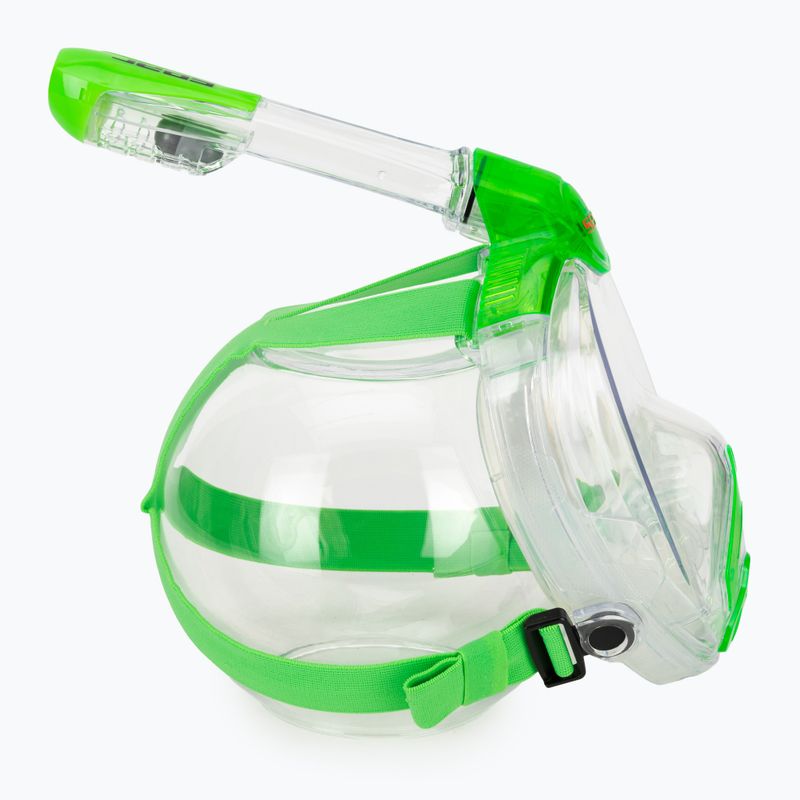 Maska pełnotwarzowa do snorkelingu dziecięca SEAC Libera lime trasparent/lime 3