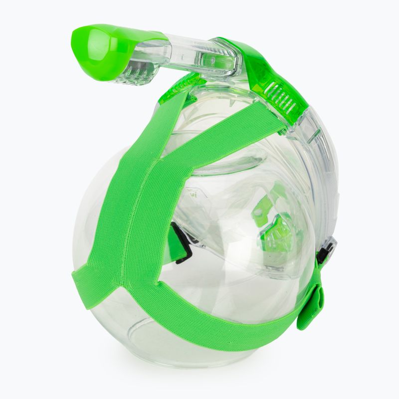 Maska pełnotwarzowa do snorkelingu dziecięca SEAC Libera lime trasparent/lime 4