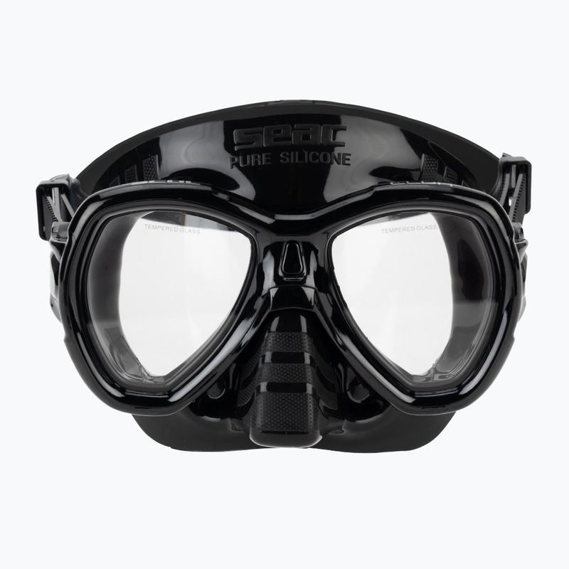 Zestaw do snorkelingu SEAC Elba black 2
