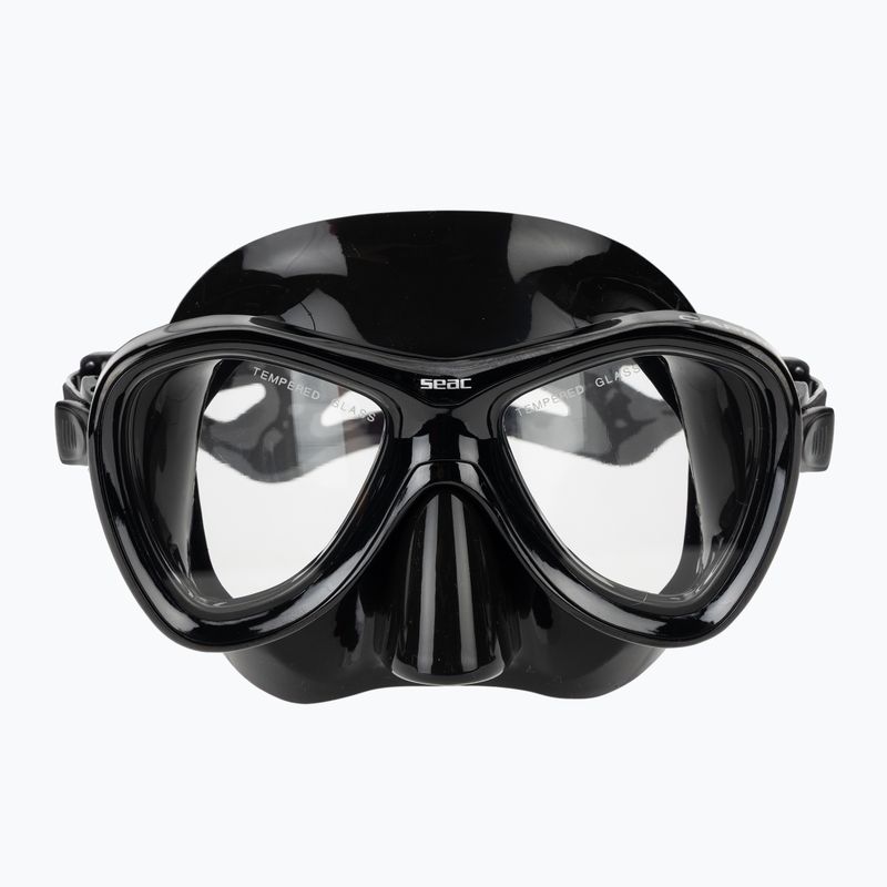 Zestaw do snorkelingu SEAC Bis Capri Top black 2