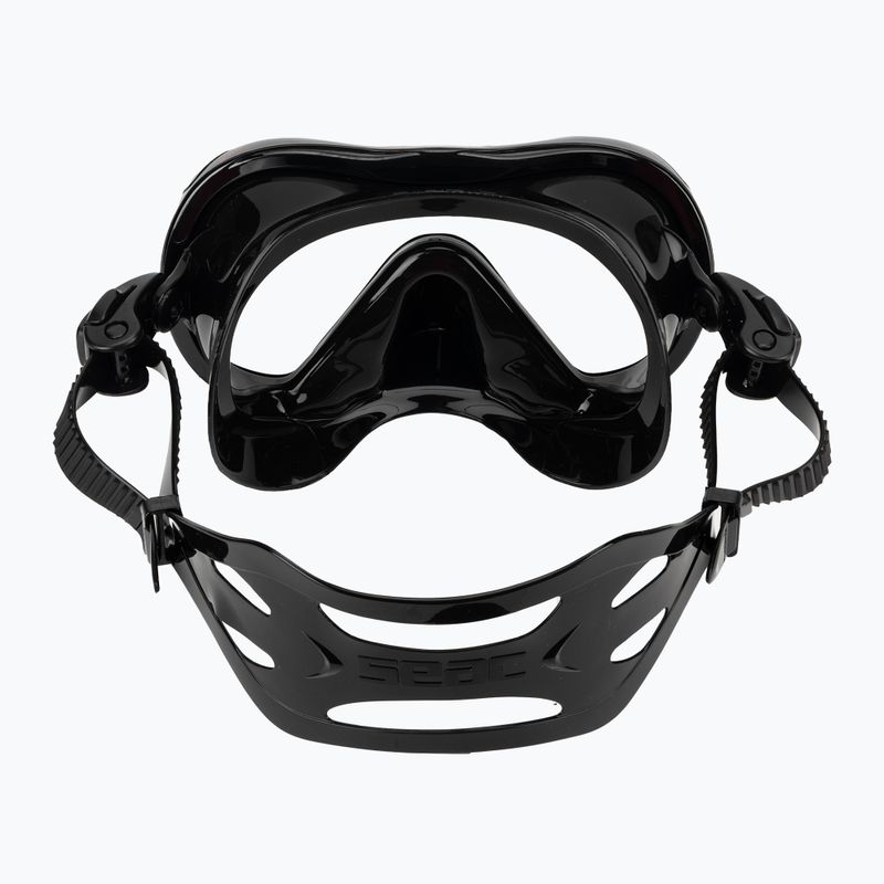 Maska do snorkelingu Seac Boss black/red 4