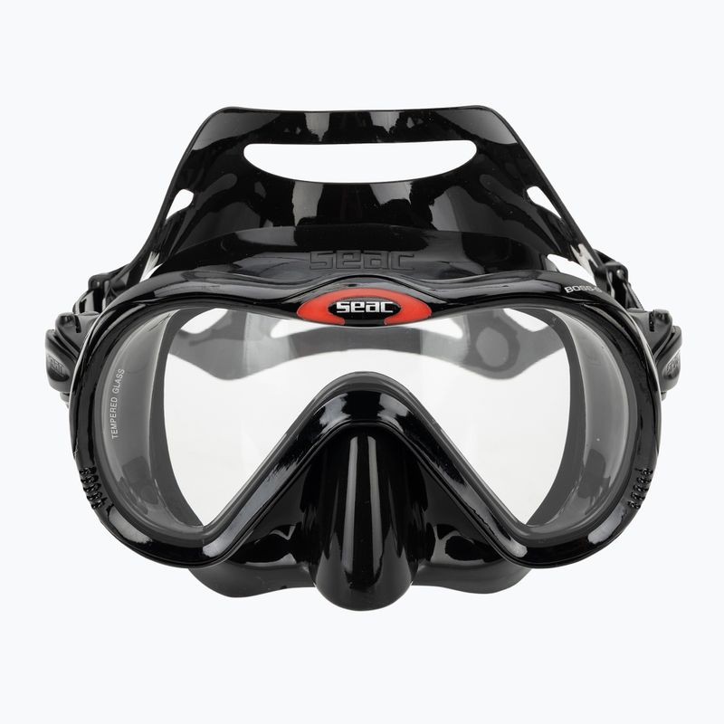 Maska do snorkelingu Seac Boss black/silver 2