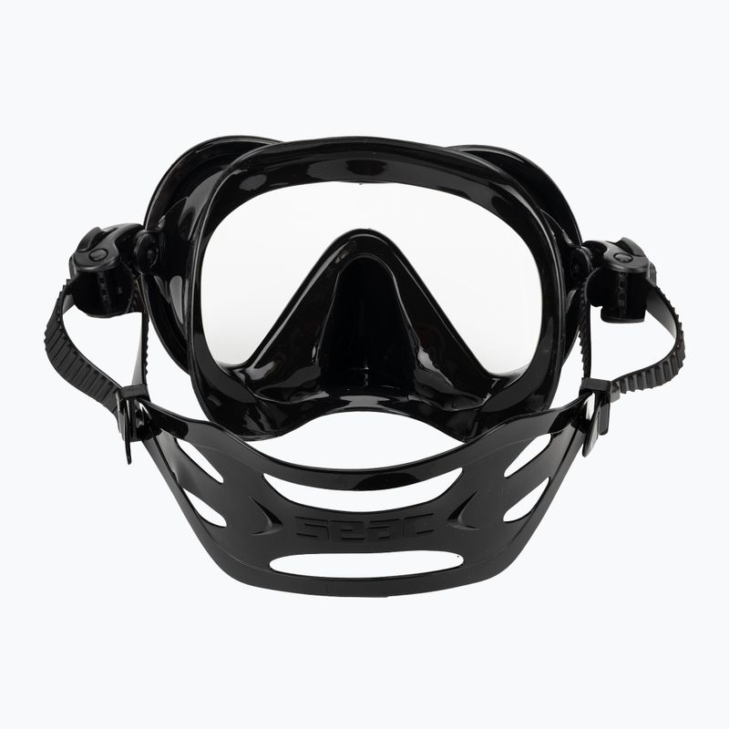 Maska do snorkelingu Seac Boss black/silver 4