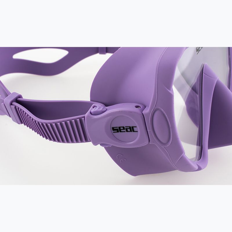 Maska do nurkowania SEAC X-Frame lilac 5