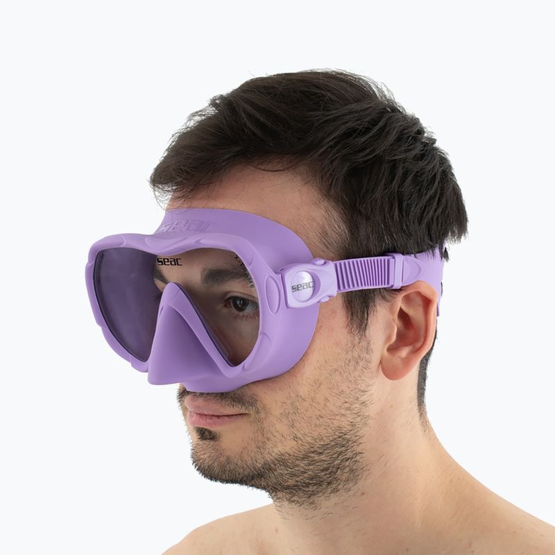 Maska do nurkowania SEAC X-Frame lilac 9