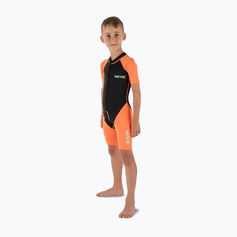 Pianka do pływania dziecięca SEAC Dolphin Shorty 1,5 mm black/orange 3