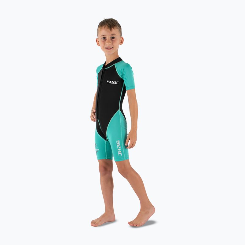 Pianka do pływania dziecięca SEAC Dolphin Shorty 1,5 mm black/tiffany 4