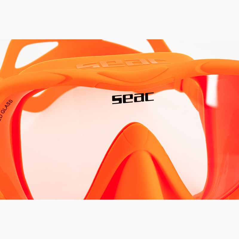 Maska do nurkowania SEAC X-Frame orange 5