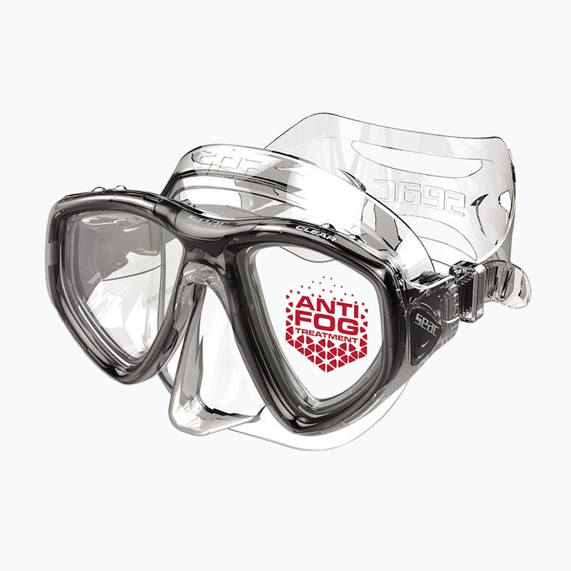 Maska do nurkowania SEAC Clear Antifog transparent black 2