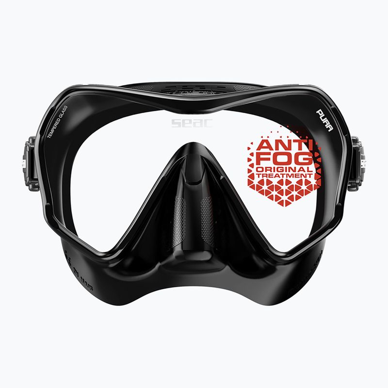 Maska do nurkowania SEAC Pura Antifog black 4
