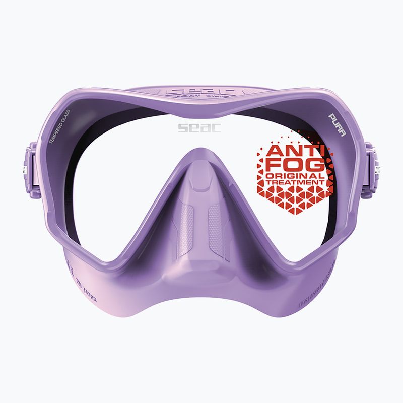 Maska do nurkowania SEAC Pura Antifog lilac 4