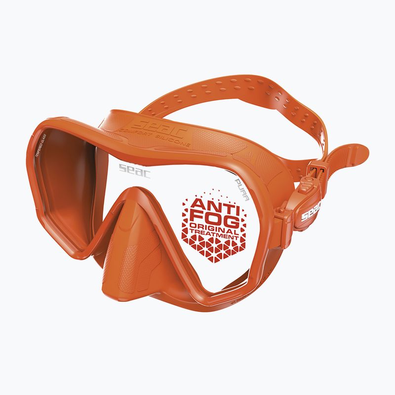 Maska do nurkowania SEAC Pura Antifog orange 2