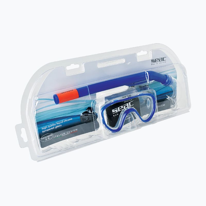 Zestaw do snorkelingu dla dzieci SEAC Marina Bis Set blue 2