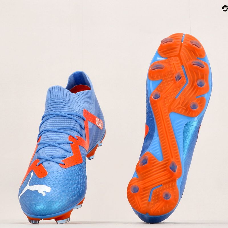 Buty piłkarskie męskie PUMA Future Pro FG/AG blue glimmer/puma white/ultra orange 11