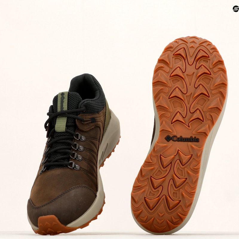 Buty trekkingowe męskie Columbia Trailstorm Crest Wp cordovan/black 14