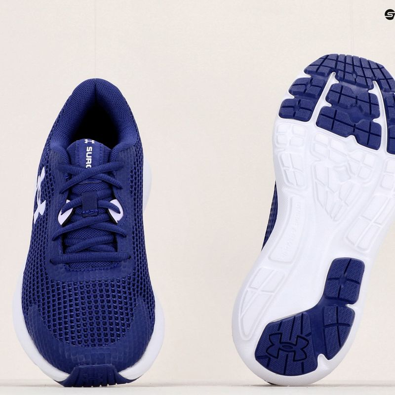 Buty do biegania damskie Under Armour Surge 3 sonar blue/sonar blue/nebula purple 12