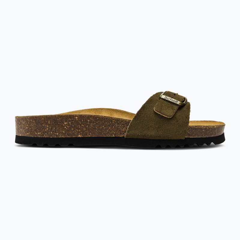 Klapki damskie Scholl Estelle Sue khaki 2