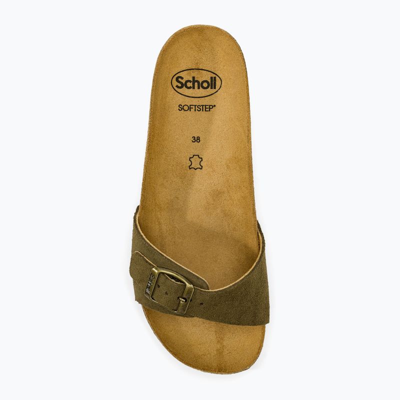 Klapki damskie Scholl Estelle Sue khaki 5