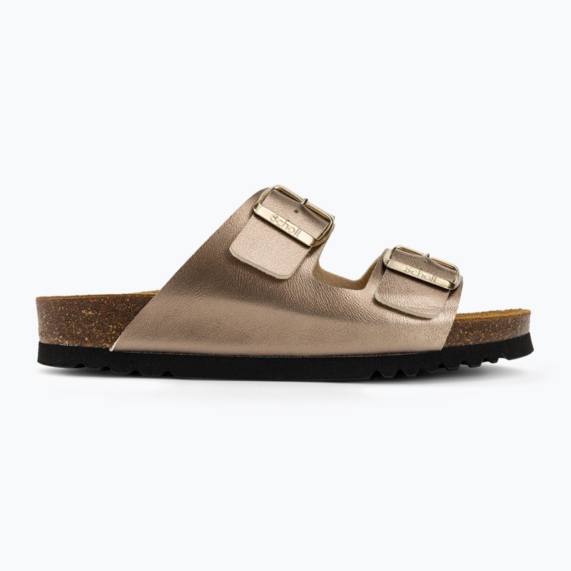 Klapki damskie Scholl Josephine Lamsynth taupe 2