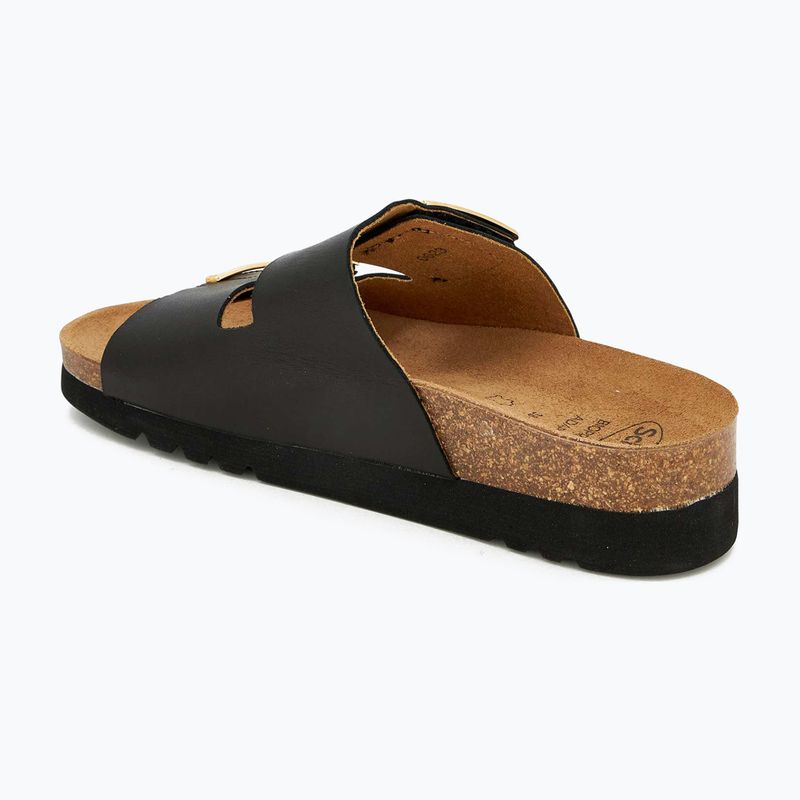 Klapki damskie Scholl Montery 2 Straps Ad Med black 3