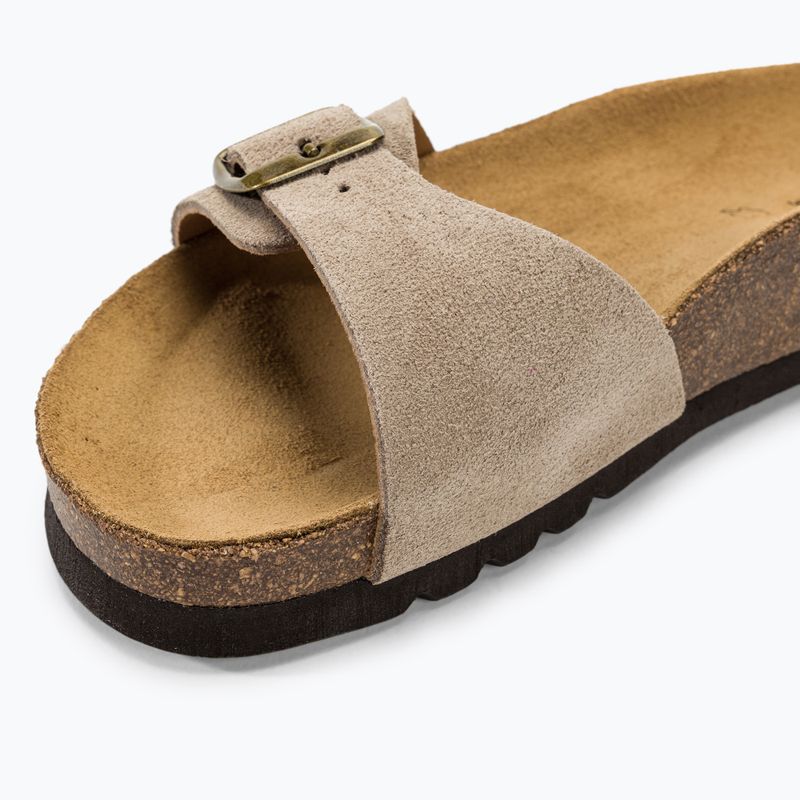 Klapki damskie Scholl Estelle Sue dark beige 7