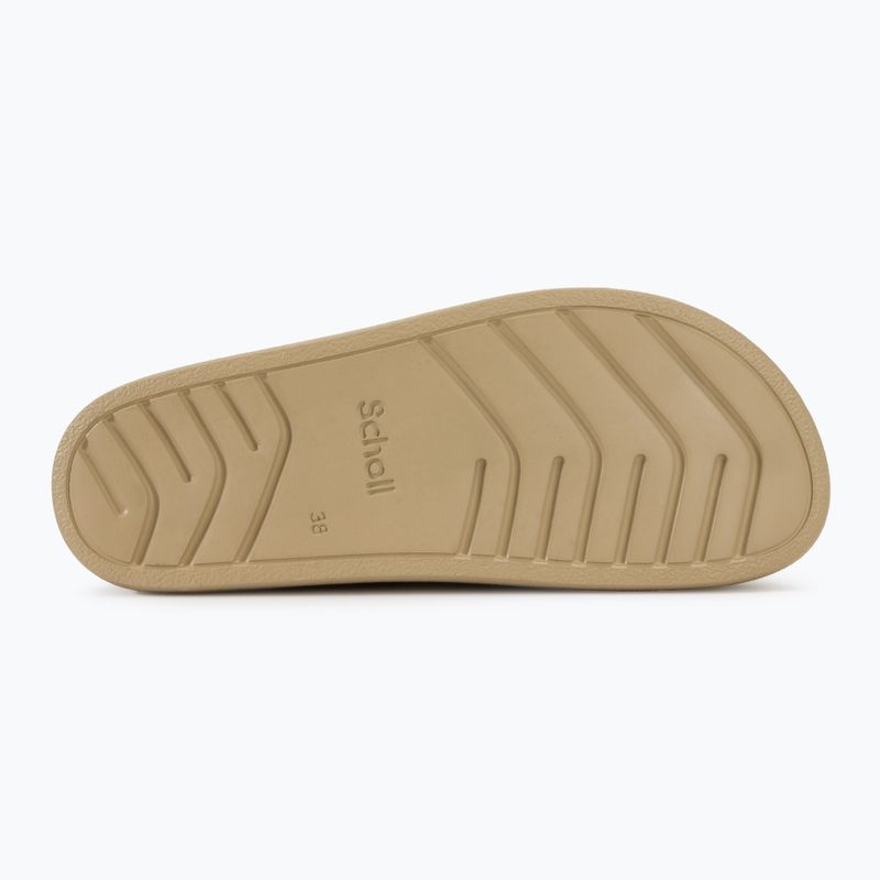 Klapki damskie Scholl Noelle Chunky Sue Sa beige 4
