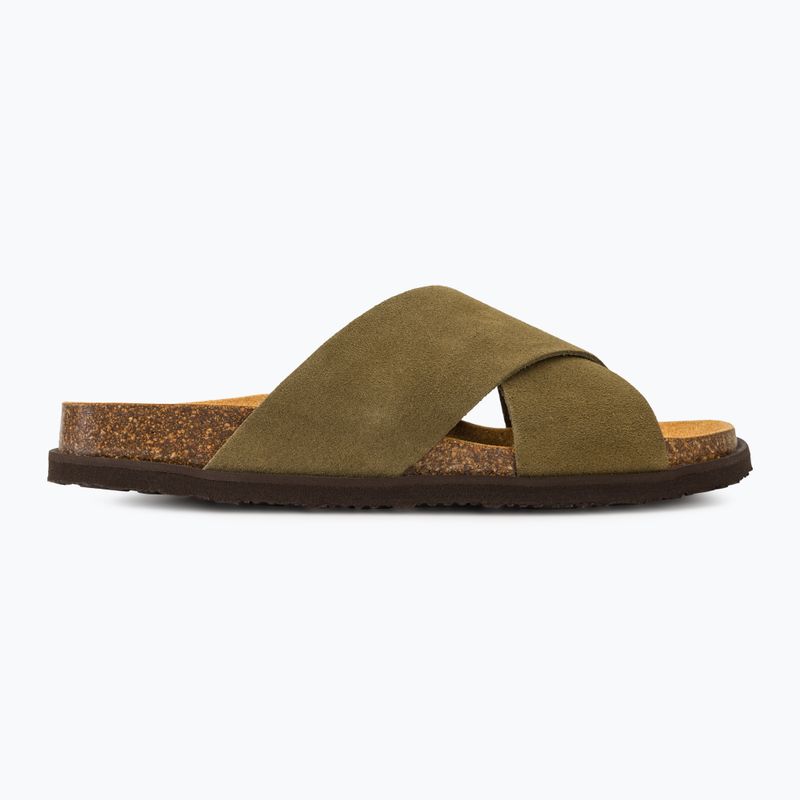 Klapki męskie Scholl Leon Sue Hdjmb military green 2