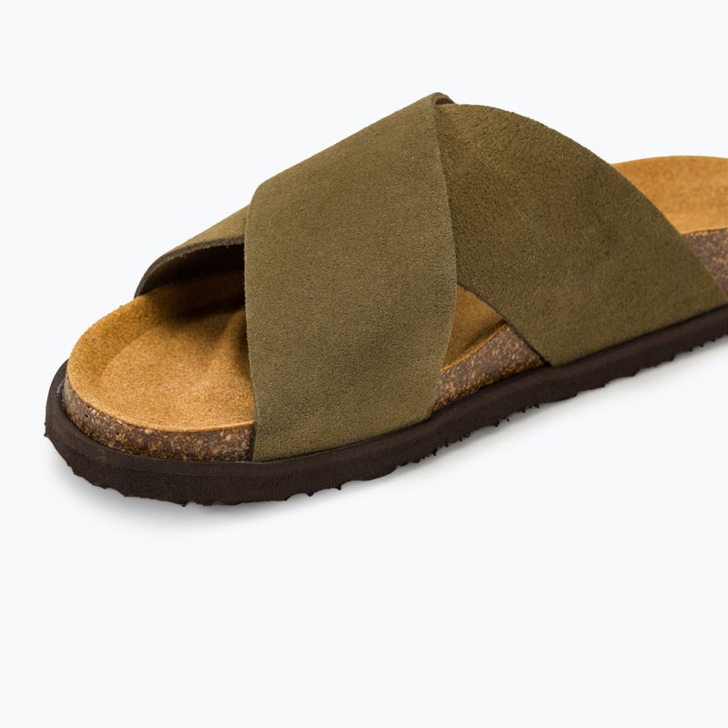 Klapki męskie Scholl Leon Sue Hdjmb military green 7