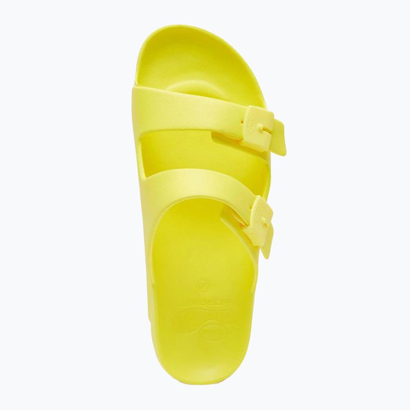 Klapki damskie Scholl Bahia Med lemon 3
