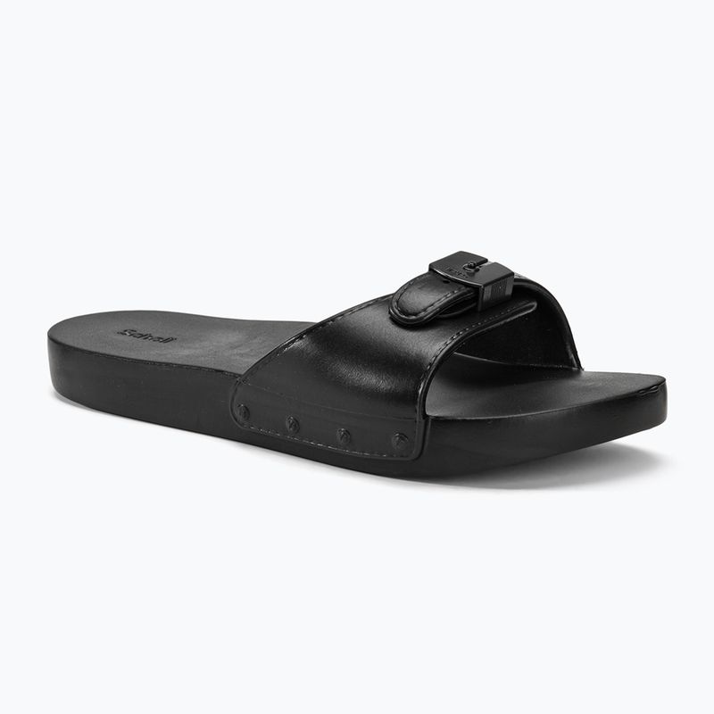Klapki damskie Scholl Pescura Flat Aqua Eva black
