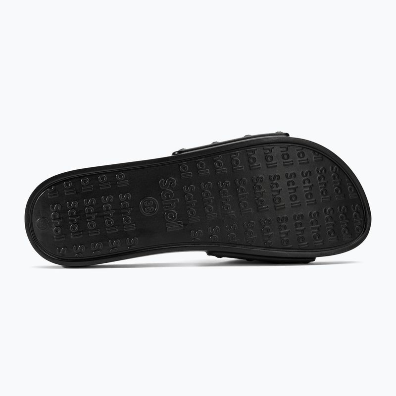 Klapki damskie Scholl Pescura Flat Aqua Eva black 4