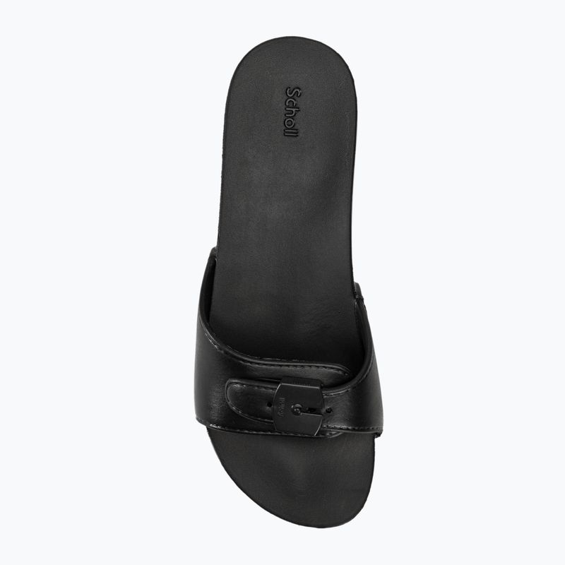 Klapki damskie Scholl Pescura Flat Aqua Eva black 5