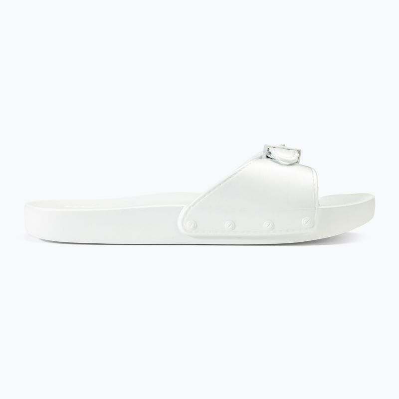 Klapki damskie Scholl Pescura Flat Aqua Eva off white 2