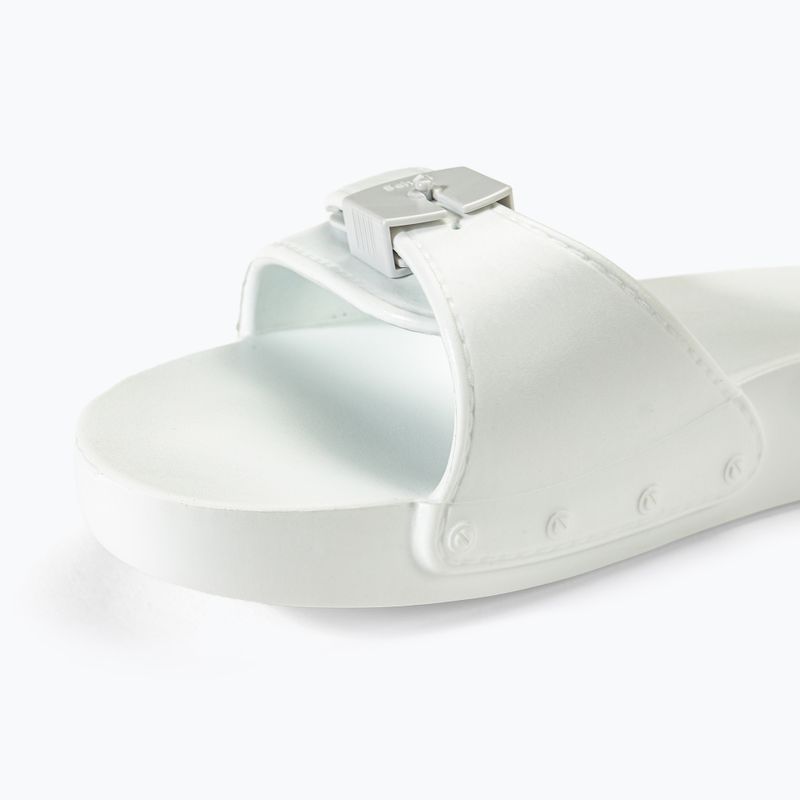 Klapki damskie Scholl Pescura Flat Aqua Eva off white 7